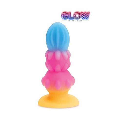 Glow-In-Dark Alien Pleasure Anal Plug By Icon Brands - Butt Plugs