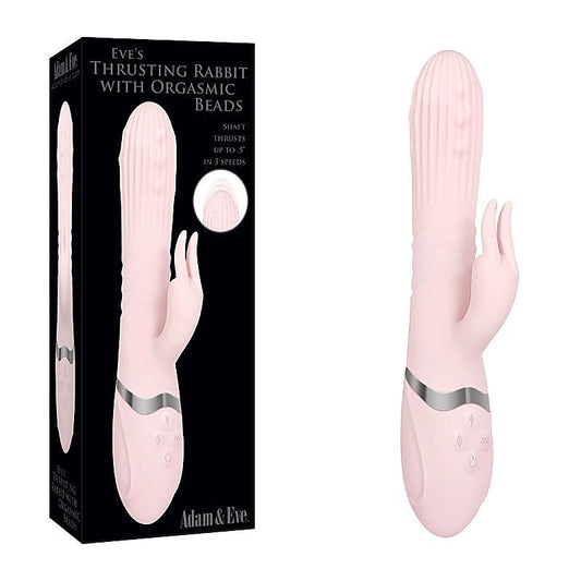 Adam & Eve Pleasure-Enhancing Thrusting Vibrator - Rabbit Vibrators