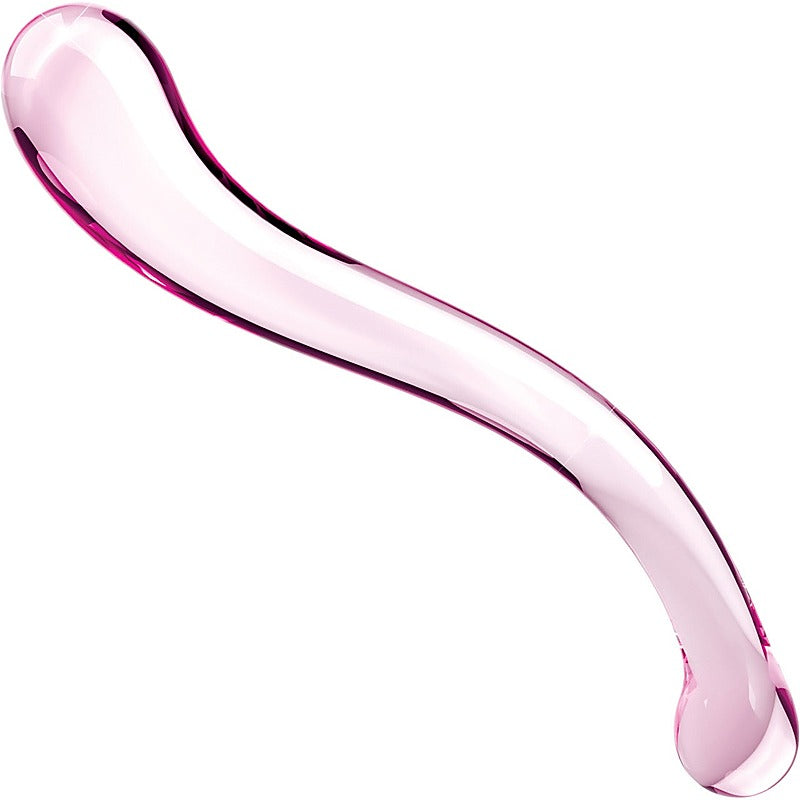 Dillenia Gama Curved Glass G-Spot Dildo By Jimmyjane - Realistic Dildos