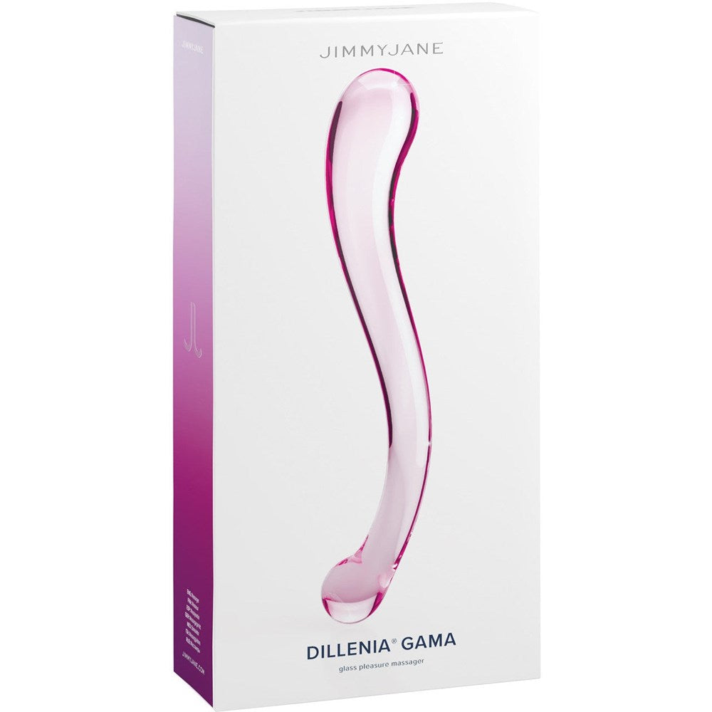 JimmyJane Dillenia Gama Curved Glass G-Spot Dildo - Realistic Dildos