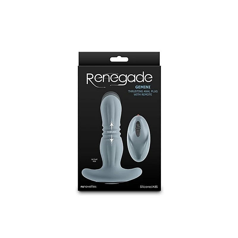 Renegade Gemini Vibrating Butt Plug - Rechargeable Remote-Controlled Bliss - Butt Plugs