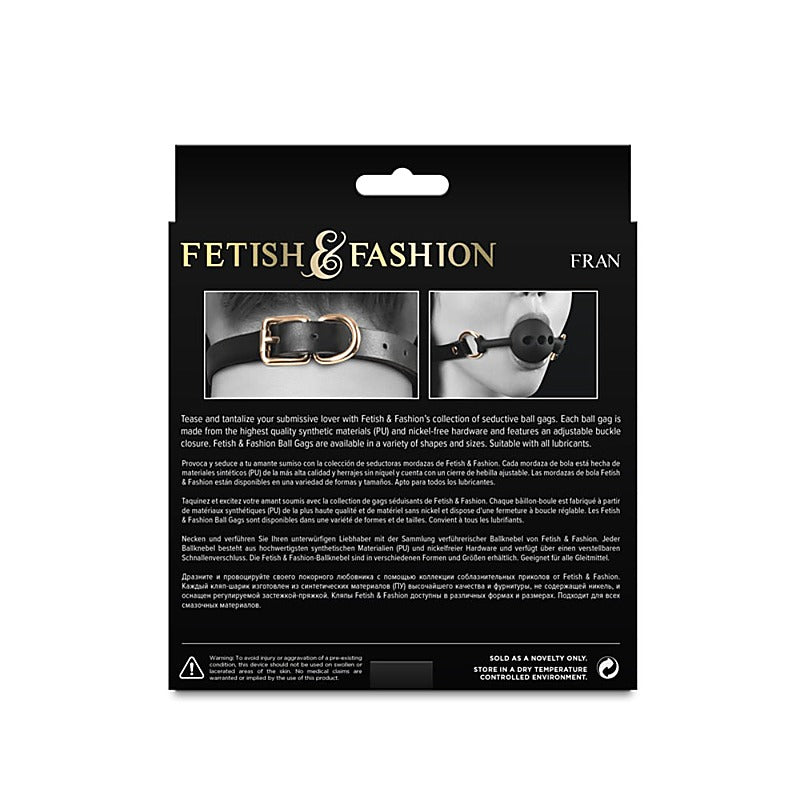 Fetish & Fashion Fran Bdsm Play Mouth Gag By Ns Novelties - Bondage Gags and Bits