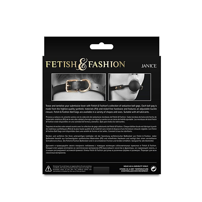 Fetish & Fashion Janice Fetish Mouth Gag By Ns Novelties - Bondage Gags and Bits