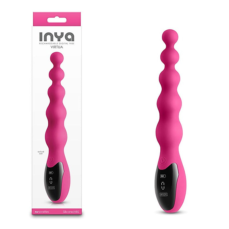 INYA Virtua USB Rechargeable Beaded Vibrator - Anal Beads and Balls