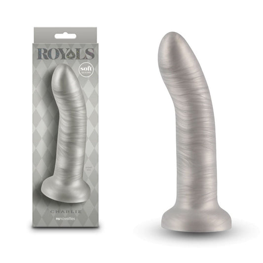 Shimmering Silicone Pleasure - 7 Charlie Metallic Realistic Dong - Realistic Dildos