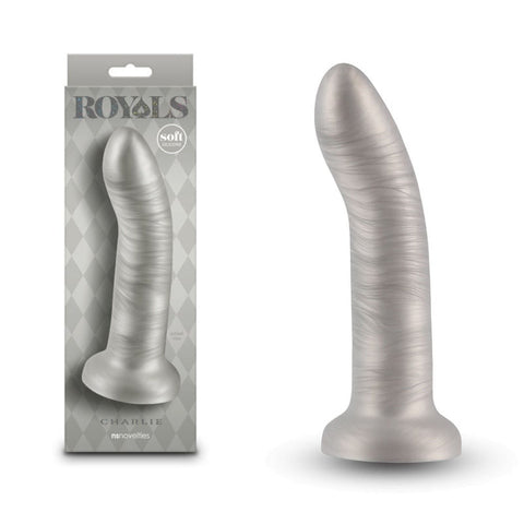 Shimmering Silicone Pleasure - 7 Charlie Metallic Realistic Dong - Realistic Dildos