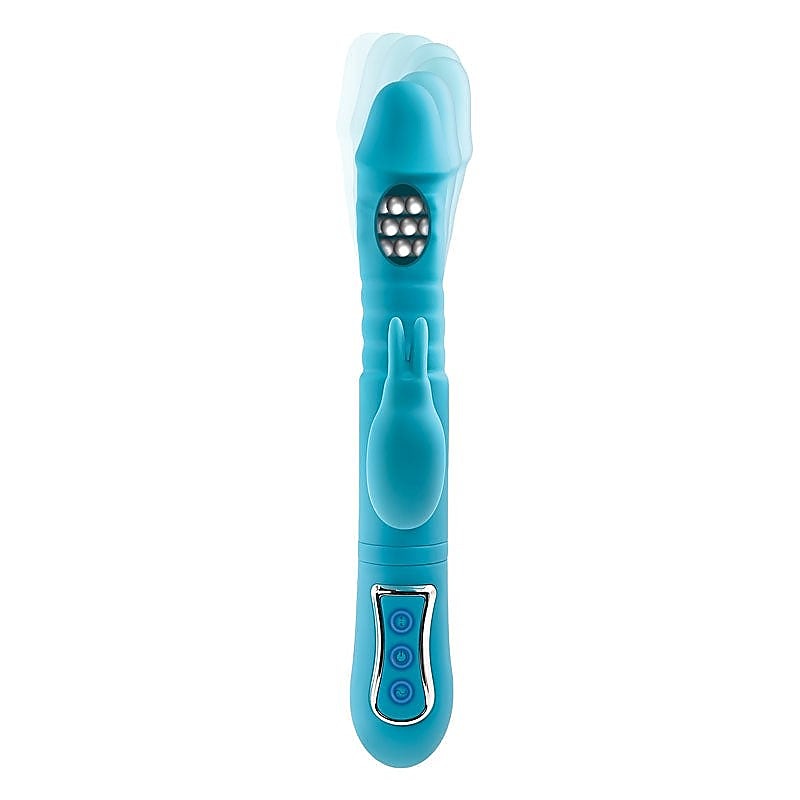 Thrusting Triple Joy Rabbit By Adam & Eve Sextoys - Rabbit Vibrators