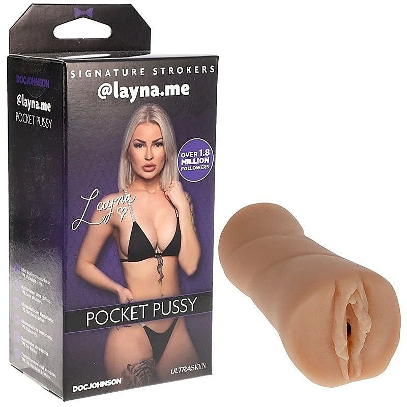 GIRLS OF SM @layna.me UltraSkyn Pocket Pussy - Masturbators and Strokers