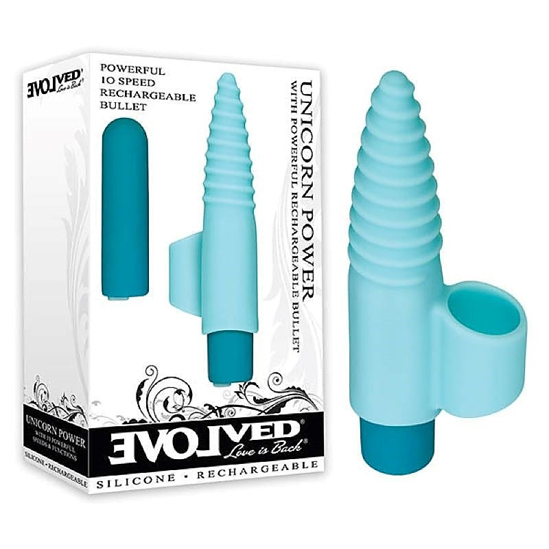 Evolved Unicorn Power Finger Stimulator - Embark on a Sensual Journey - Finger and Tongue Vibrators