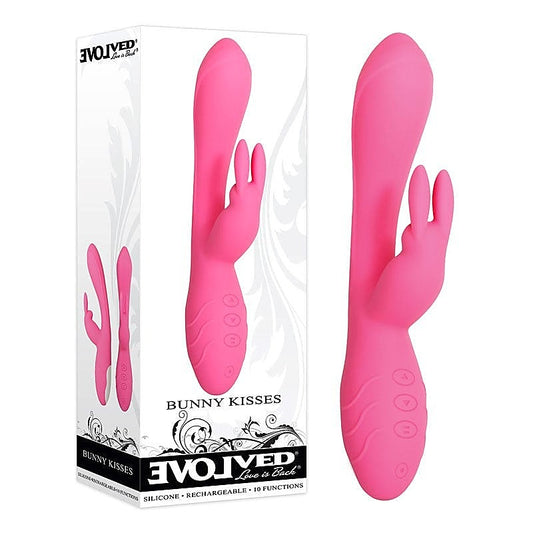 Evolved Bunny Kisses - Pink - Rabbit Vibrators