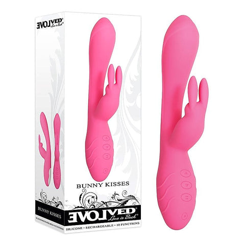 Evolved Bunny Kisses - Pink - Rabbit Vibrators