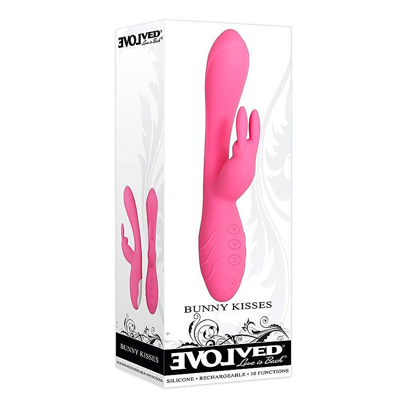 Evolved Bunny Kisses - Pink - Rabbit Vibrators