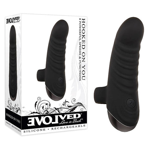 Evolved Hooked On You - Powerful Finger Vibrator for Sensual Exploration - Finger and Tongue Vibrators