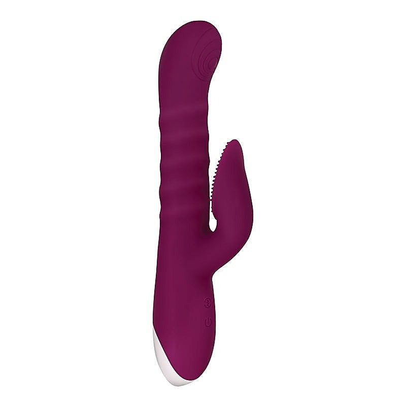 Evolved Lovely Lucy - Burgundy Pleasure Enhancer - Rabbit Vibrators