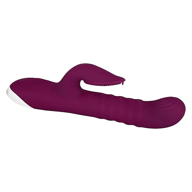 Evolved Lovely Lucy - Burgundy Pleasure Enhancer - Rabbit Vibrators