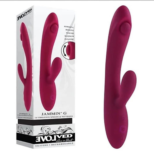 Evolved Jammin' G-Spot Massager - Unlock Unparalleled Ecstasy - Rabbit Vibrators