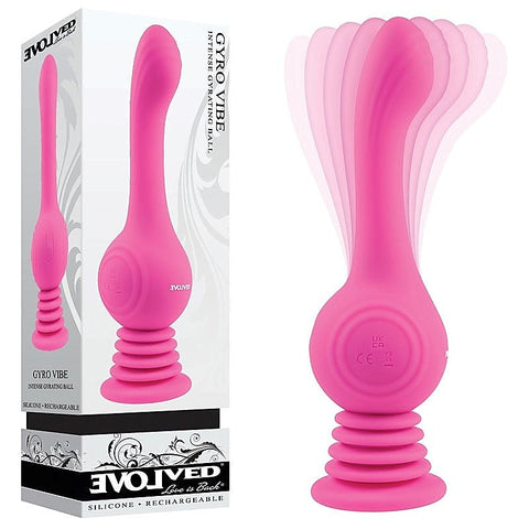 Evolved Gyro Vibe in Pink - Spin into Ecstasy - G-Spot Vibrators