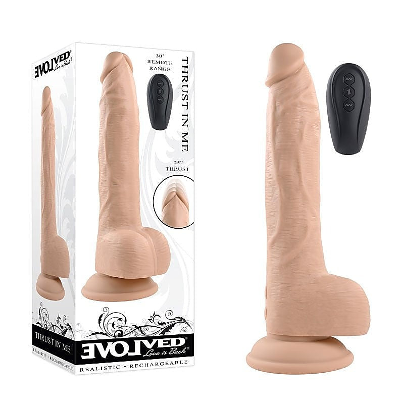 Evolved Thrust In Me Thrusting Dildo - Realistic Dildos