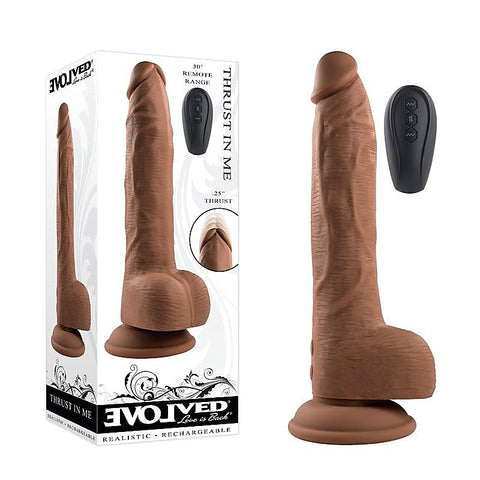Evolved Thrust In Me Thrusting Dildo - Realistic Dildos
