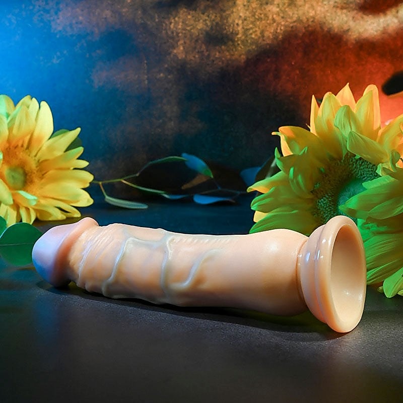 Evolved 7-Inch Realistic Dong - Pleasure and Humor Combined - Vibrating Dildos