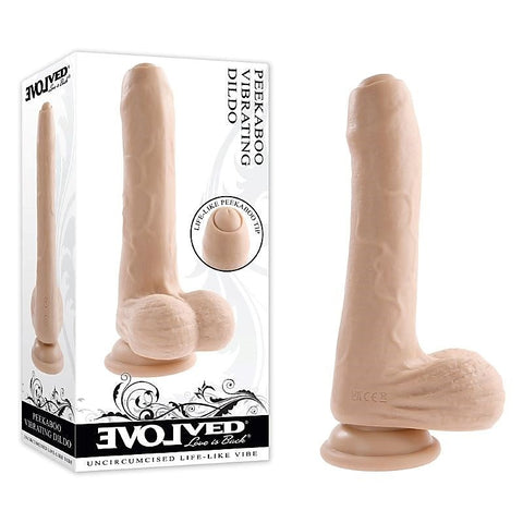 Evolved Peek A Boo Vibrating Dildo - Vibrating Dildos