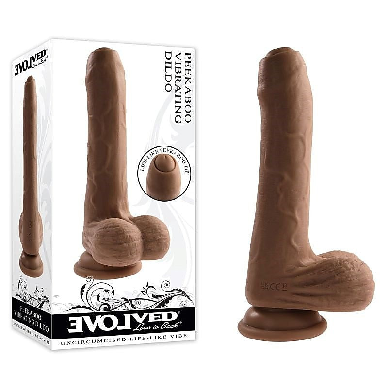 Evolved Peek A Boo Vibrating Dildo - Vibrating Dildos