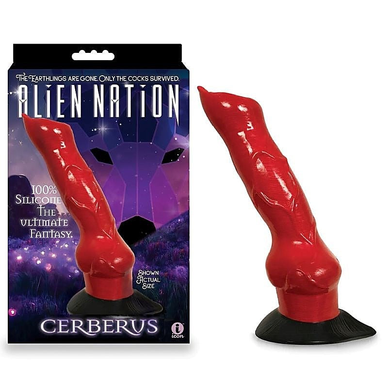 Cerberus Harness-Compatible Vibrator By Icon Brands - Non-Realistic Dildos