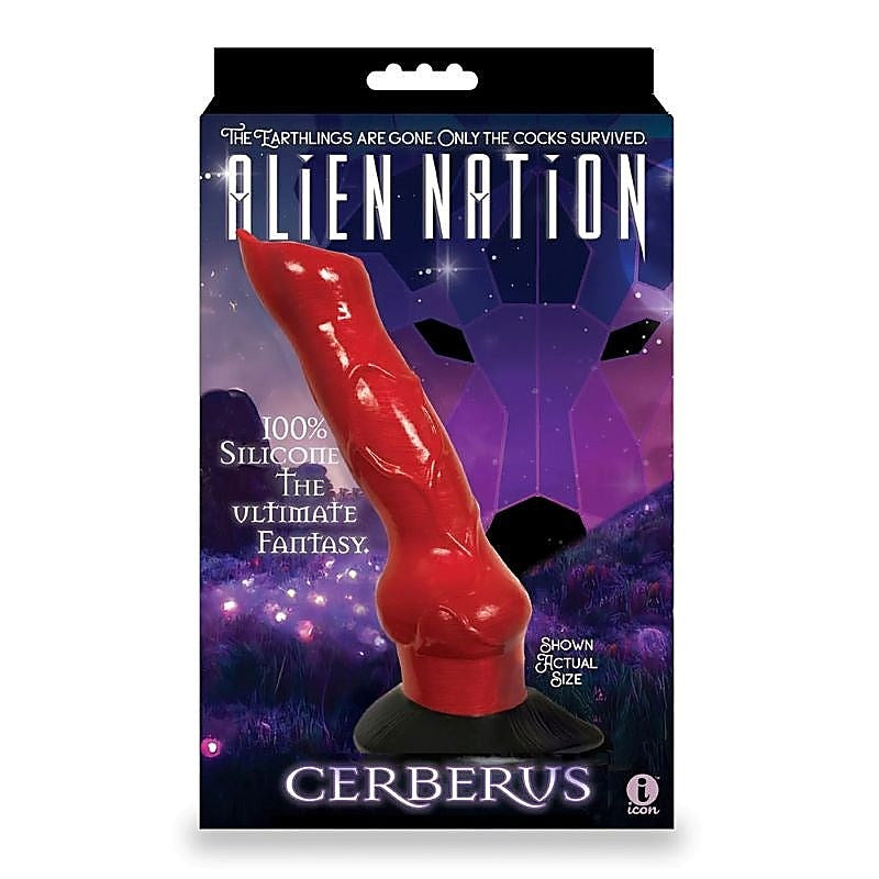 Cerberus Harness-Compatible Vibrator By Icon Brands - Non-Realistic Dildos