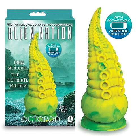 Premium Alien Nation Octopod By Icon Brands - Vibrating Dildos