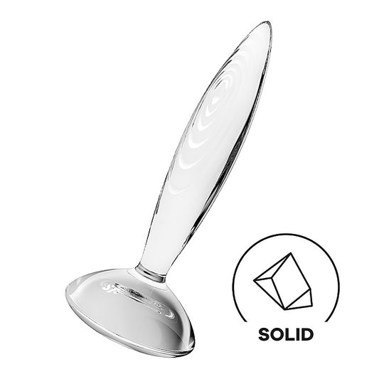 Satisfyer Sparkling Crystal Glass Butt Plug - Glass Sex Toys