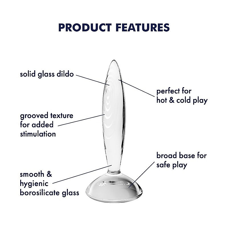 Sparkling Crystal Glass Butt Plug By Satisfyer - Glass Sex Toys