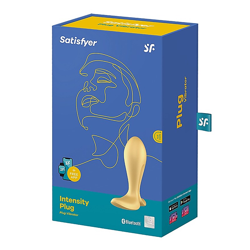 Intensity App Control Anal Pleasure Plug By Satisfyer - Rabbit Vibrators
