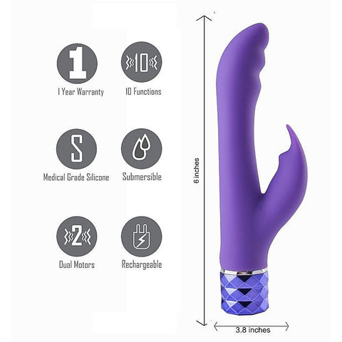 Maia Hailey - Dual Pleasure Massager for Discreet Indulgence - Rabbit Vibrators