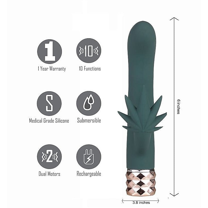 Maia Kusha Rabbit Vibe 420 - Unleash Pleasure with Dual Motors and USB Rechargeable - Rabbit Vibrators