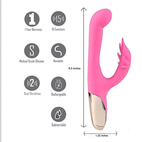 Maia Maui 420 - Powerful Pleasure Stimulator - Rabbit Vibrators