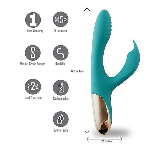 Maia Skyler Rechargeable Rabbit Vibe - Body Wands