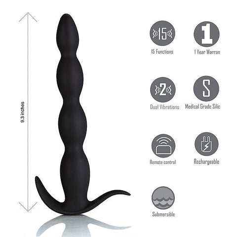 Maia Mason Rechargeable Anal Beads - Customizable Bliss for Endless Pleasure - Anal Beads and Balls