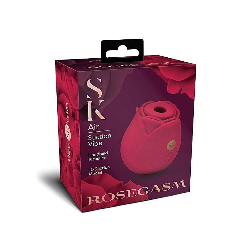 Secret Kisses Rosegasm Air By Xgen Products - Clit Ticklers and Pulsators