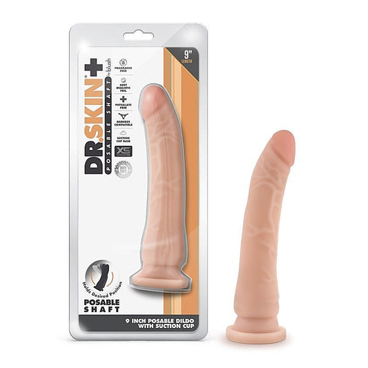 Dr. Skin Plus Posable Dildo By Blush Novelties - Rabbit Vibrators