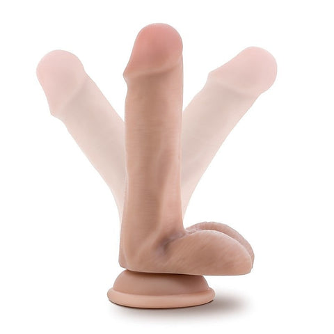 Dr. Skin Plus Girthy Poseable Dildo - Flesh - Realistic Dildos