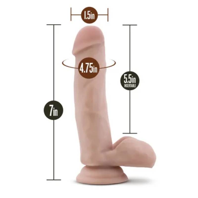 Coverboy The Pool Boy 7'' Dong by Blush Novelties - Realistic Dildos