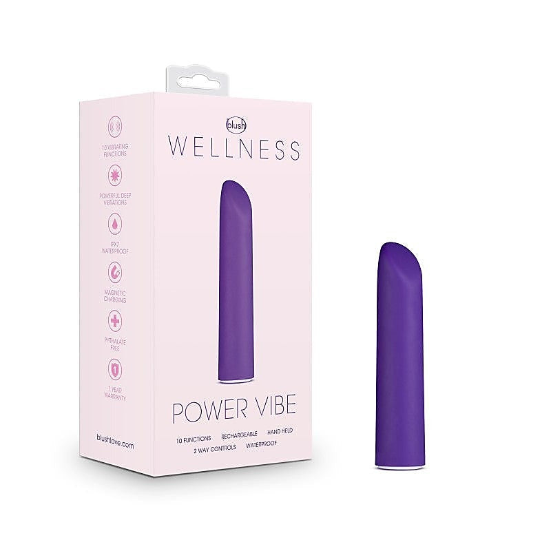 Blush Novelties Wellness Power Vibe - Rechargeable Bullet for Thrilling Sensations - Bullet Vibrators