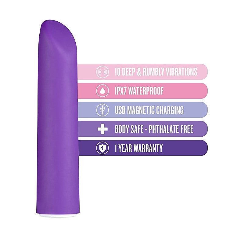Blush Novelties Wellness Power Vibe - Rechargeable Bullet for Thrilling Sensations - Bullet Vibrators
