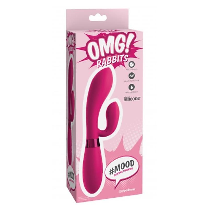 Pipedream OMG! Rabbits #Mood 10 Functions Silicone Vibrator - Rabbit Vibrators