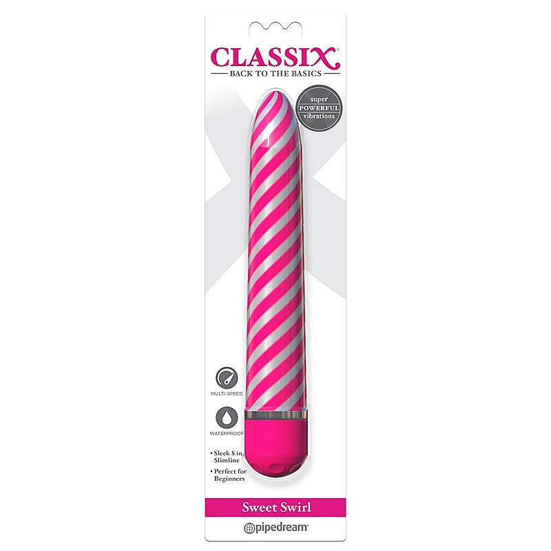 Sweet Swirl Bullet Vibrator By Pipedream Classix - Bullet Vibrators