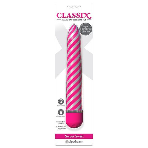 Sweet Swirl Bullet Vibrator By Pipedream Classix - Bullet Vibrators