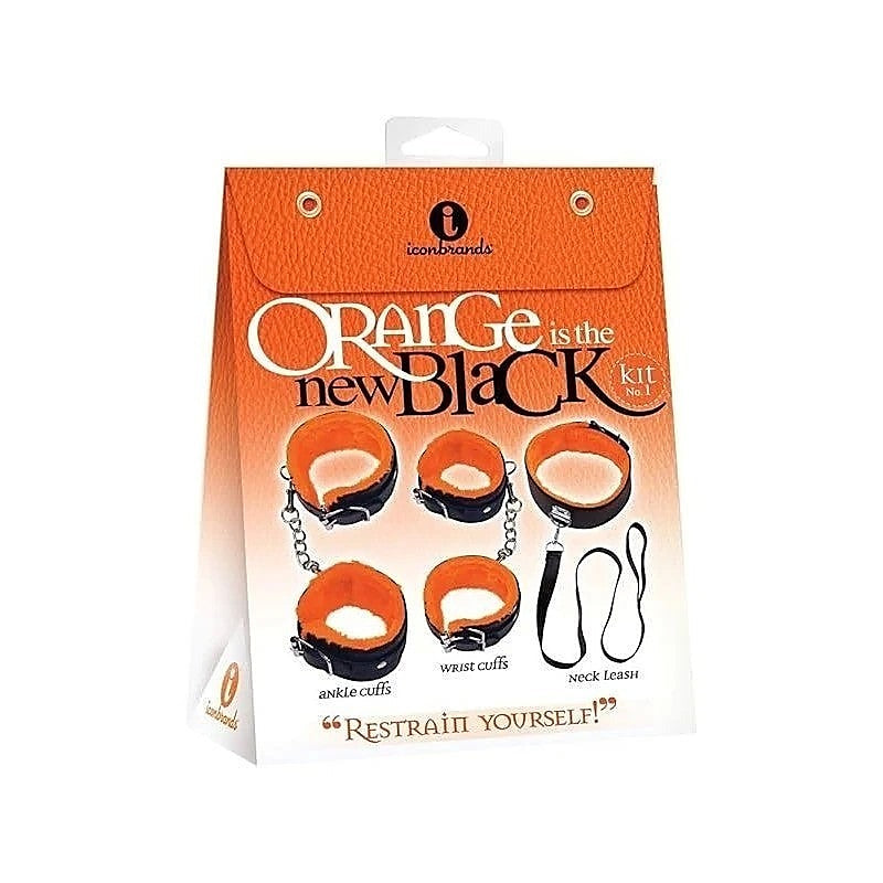 The 9'S Orange Is The New Black Intimacy Kit By Icon Brands - Bondage Kits