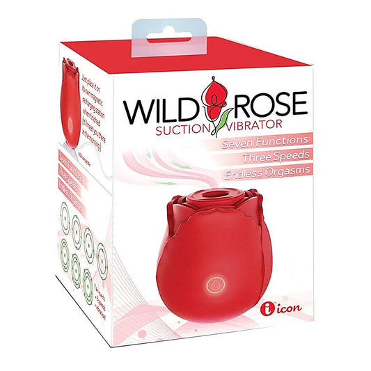 Wild Rose SUCTION VIBRATOR Air Pulse Stimulator - Clit Ticklers and Pulsators