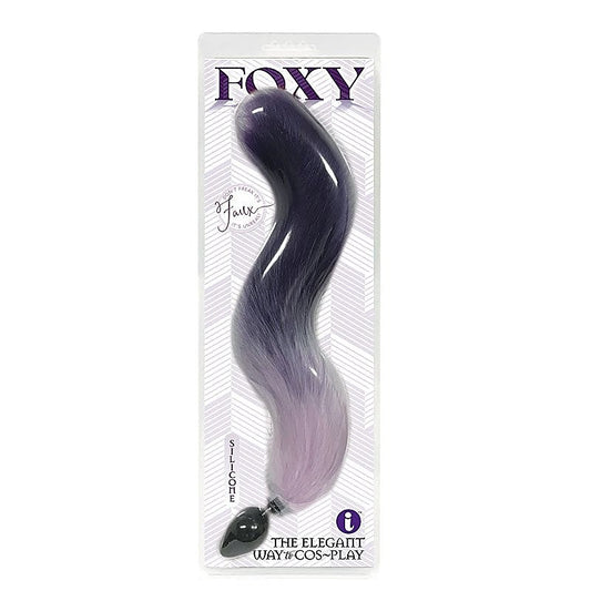 Foxy Tail Silicone Butt Plug By Icon Brands - Realistic Dildos