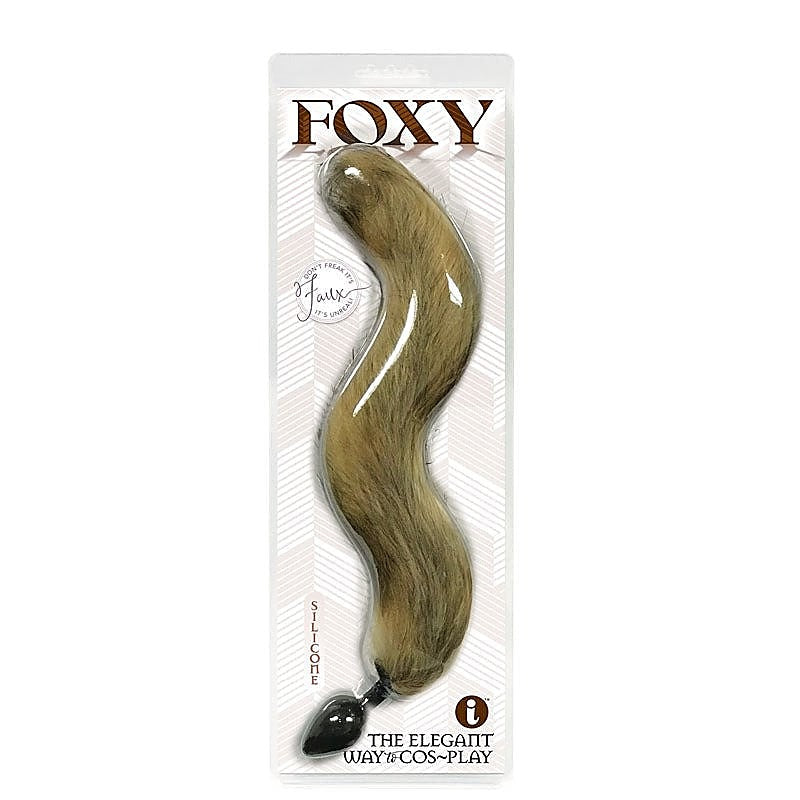 Foxy Tail Silicone Butt Plug By Icon Brands - Realistic Dildos